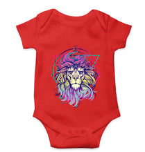 Load image into Gallery viewer, Psychedelic Lion Kids Romper For Baby Boy/Girl-Red-Ektarfa.online
