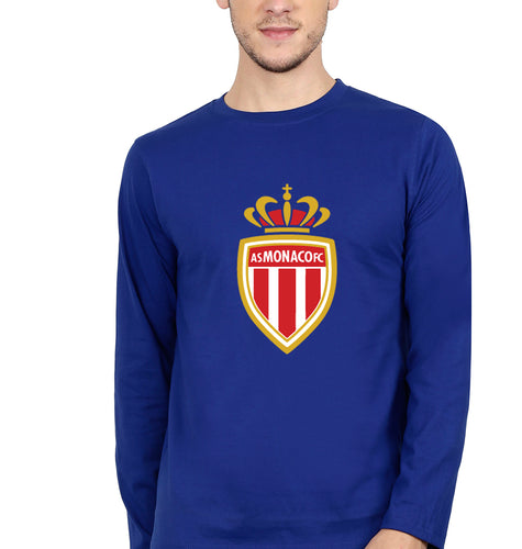 Monaco Full Sleeves T-Shirt for Men-Royal Blue-Ektarfa.online