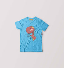 Load image into Gallery viewer, Dinosaur TRex Kids T-Shirt for Boy/Girl-0-1 Year(20 Inches)-Light Blue-Ektarfa.online
