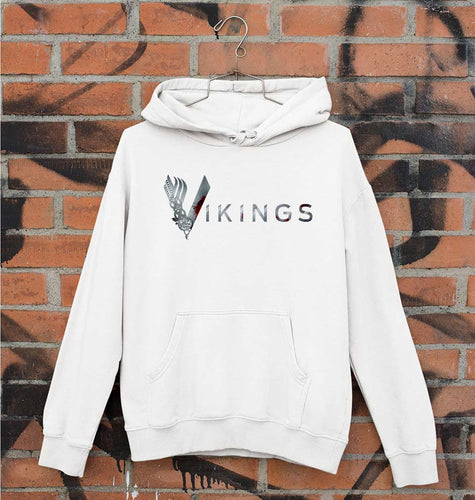 Vikings Unisex Hoodie for Men/Women-White-Ektarfa.online