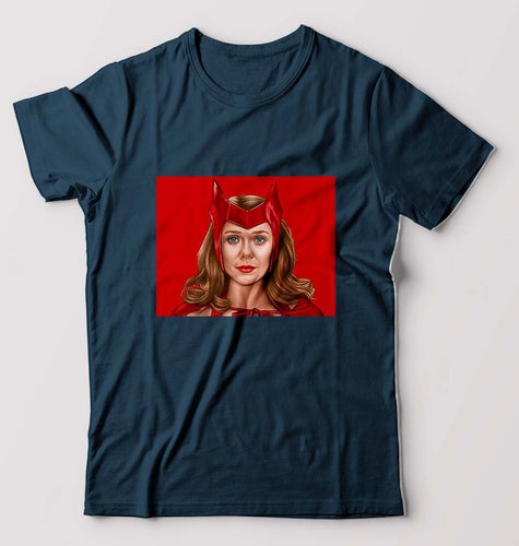 Scarlet Witch Wanda T-Shirt for Men-Petrol Blue-Ektarfa.online
