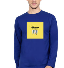Load image into Gallery viewer, BTS Butter Full Sleeves T-Shirt for Men-Royal Blue-Ektarfa.online
