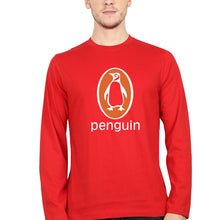 Load image into Gallery viewer, Penguin Full Sleeves T-Shirt for Men-Red-Ektarfa.online
