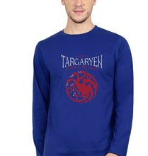 Load image into Gallery viewer, House Targaryen (GOT) Full Sleeves T-Shirt for Men-Royal Blue-Ektarfa.online
