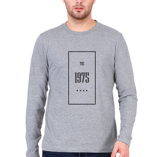 The 1975 Full Sleeves T-Shirt for Men-Grey Melange-Ektarfa.online