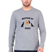 Load image into Gallery viewer, Mother of Dog Full Sleeves T-Shirt for Men-Grey Melange-Ektarfa.online
