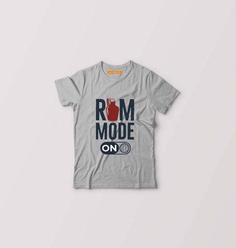 Rum Kids T-Shirt for Boy/Girl-Grey-Ektarfa.online
