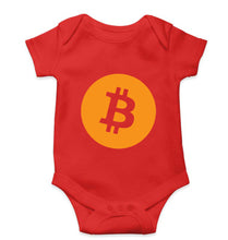 Load image into Gallery viewer, Cryptocurrency Bitcoin Kids Romper For Baby Boy/Girl-Red-Ektarfa.online
