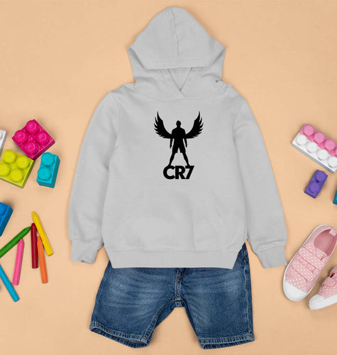 Cristiano Ronaldo CR7 Kids Hoodie for Boy/Girl-Grey-Ektarfa.online