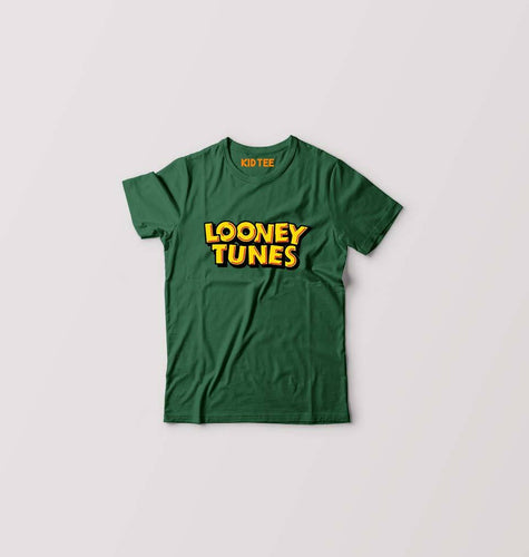 Looney Tunes Kids T-Shirt for Boy/Girl-Dark Green-Ektarfa.online