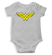 Load image into Gallery viewer, Wonder Woman Superhero Kids Romper Kids Romper For Baby Boy/Girl-0-5 Months(18 Inches)-Grey-Ektarfa.online
