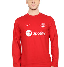 Load image into Gallery viewer, Barcelona 2022-23 Full Sleeves T-Shirt for Men-Red-Ektarfa.online
