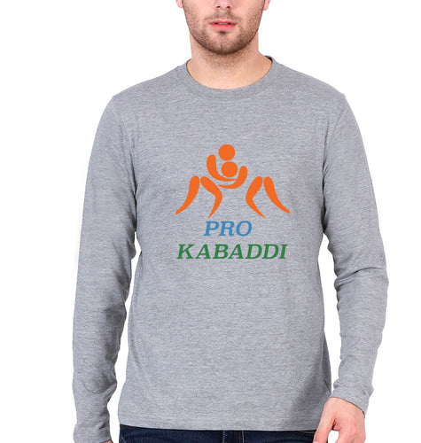Kadaddi Full Sleeves T-Shirt for Men-Grey Melange-Ektarfa.online