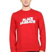 Load image into Gallery viewer, Black Sabbath Full Sleeves T-Shirt for Men-S(38 Inches)-Red-Ektarfa.online
