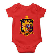 Load image into Gallery viewer, Spain Football Kids Romper For Baby Boy/Girl-0-5 Months(18 Inches)-Red-Ektarfa.online
