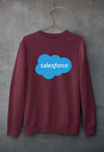 Load image into Gallery viewer, Salesforce Unisex Sweatshirt for Men/Women-S(40 Inches)-Maroon-Ektarfa.online

