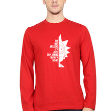 Load image into Gallery viewer, Rick and Morty Full Sleeves T-Shirt for Men-Red-Ektarfa.online
