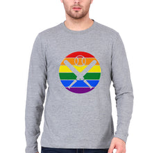 Load image into Gallery viewer, Baseball Full Sleeves T-Shirt for Men-Grey Melange-Ektarfa.online
