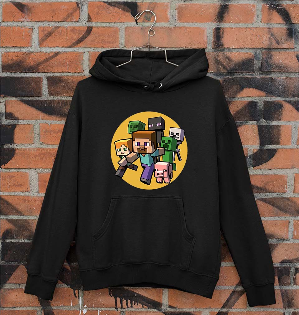 Minecraft Unisex Hoodie for Men/Women-Black-Ektarfa.online