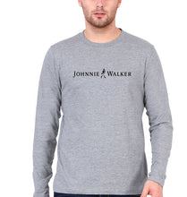 Load image into Gallery viewer, Johnnie Walker Full Sleeves T-Shirt for Men-Grey Melange-Ektarfa.online
