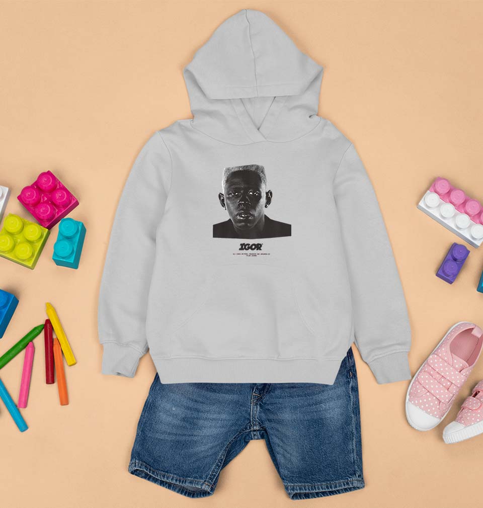 Igor Kids Hoodie for Boy/Girl-GREY-Ektarfa.online