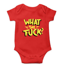 Load image into Gallery viewer, What The Fuck Kids Romper For Baby Boy/Girl-0-5 Months(18 Inches)-Red-Ektarfa.online
