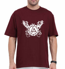 Load image into Gallery viewer, Linkin Park Oversized T-Shirt for Men-Maroon-Ektarfa.online
