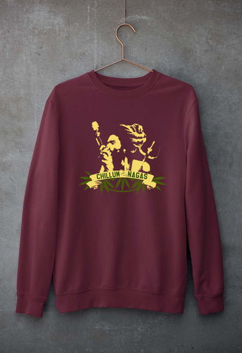 Chillam Weed Unisex Sweatshirt for Men/Women-Maroon-Ektarfa.online