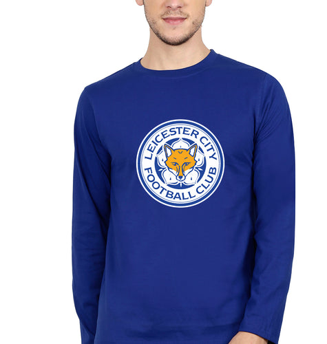 LEICESTER CITY Full Sleeves T-Shirt for Men-Royal Blue-Ektarfa.online
