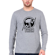 Load image into Gallery viewer, Thor Superheor Full Sleeves T-Shirt for Men-Grey-Ektarfa.online
