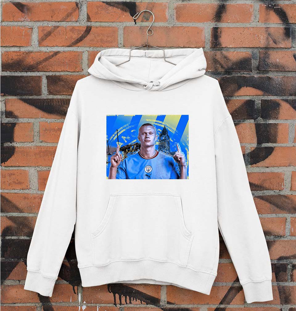Erling Haaland Unisex Hoodie for Men/Women-White-Ektarfa.online