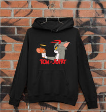 Load image into Gallery viewer, Tom and Jerry Unisex Hoodie for Men/Women-S(40 Inches)-Black-Ektarfa.online
