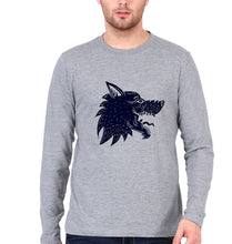 Load image into Gallery viewer, Wolf Full Sleeves T-Shirt for Men-Grey Melange-Ektarfa.online
