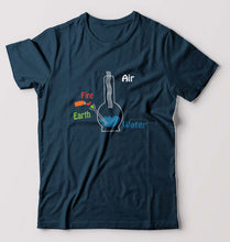 Load image into Gallery viewer, Element Bong T-Shirt for Men-S(38 Inches)-Petrol Blue-Ektarfa.online
