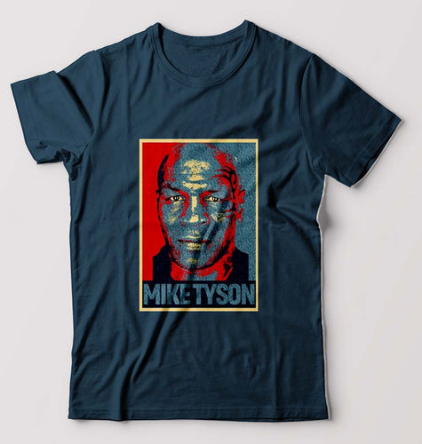 Mike Tyson T-Shirt for Men-Petrol Blue-Ektarfa.online