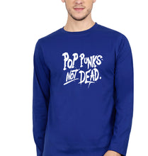 Load image into Gallery viewer, Pop Punks Not Dead Full Sleeves T-Shirt for Men-Royal Blue-Ektarfa.online

