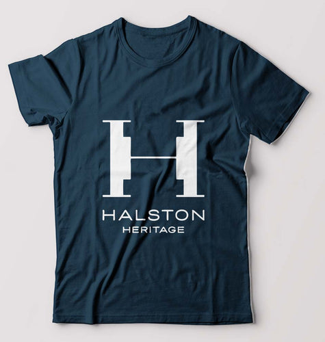 Halston T-Shirt for Men-Petrol Blue-Ektarfa.online