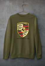 Load image into Gallery viewer, Porsche Logo Unisex Sweatshirt for Men/Women-Olive Green-Ektarfa.online
