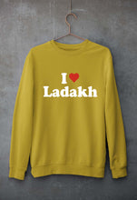 Load image into Gallery viewer, I Love Ladakh Unisex Sweatshirt for Men/Women-Mustard yellow-Ektarfa.online
