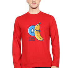 Load image into Gallery viewer, Banana Full Sleeves T-Shirt for Men-Red-Ektarfa.online
