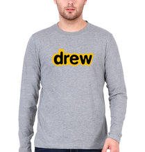 Load image into Gallery viewer, Drew Full Sleeves T-Shirt for Men-Grey Melange-Ektarfa.online
