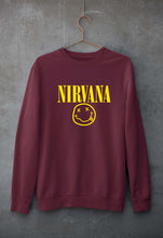 Load image into Gallery viewer, Nirvana Unisex Sweatshirt for Men/Women-Maroon-Ektarfa.online
