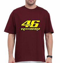Load image into Gallery viewer, Valentino Rossi(VR 46) Oversized T-Shirt for Men-Maroon-Ektarfa.online
