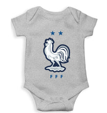 Load image into Gallery viewer, France Football Kids Romper For Baby Boy/Girl-0-5 Months(18 Inches)-Grey-Ektarfa.online
