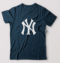 Load image into Gallery viewer, New York Yankees T-Shirt for Men-S(38 Inches)-Petrol Blue-Ektarfa.online
