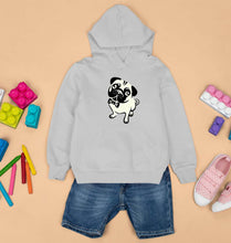 Load image into Gallery viewer, Pug Dog Kids Hoodie for Boy/Girl-0-1 Year(22 Inches)-Grey-Ektarfa.online
