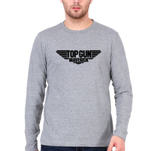 Load image into Gallery viewer, Top Gun Full Sleeves T-Shirt for Men-Grey Melange-Ektarfa.online
