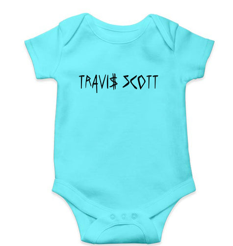 Astroworld Travis Scott Kids Romper For Baby Boy/Girl-0-5 Months(18 Inches)-Sky Blue-Ektarfa.online