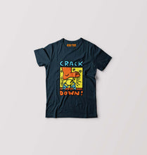 Load image into Gallery viewer, Keith Haring Kids T-Shirt for Boy/Girl-Petrol blue-Ektarfa.online
