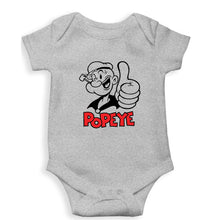 Load image into Gallery viewer, Popeye Kids Romper For Baby Boy/Girl-0-5 Months(18 Inches)-Grey-Ektarfa.online
